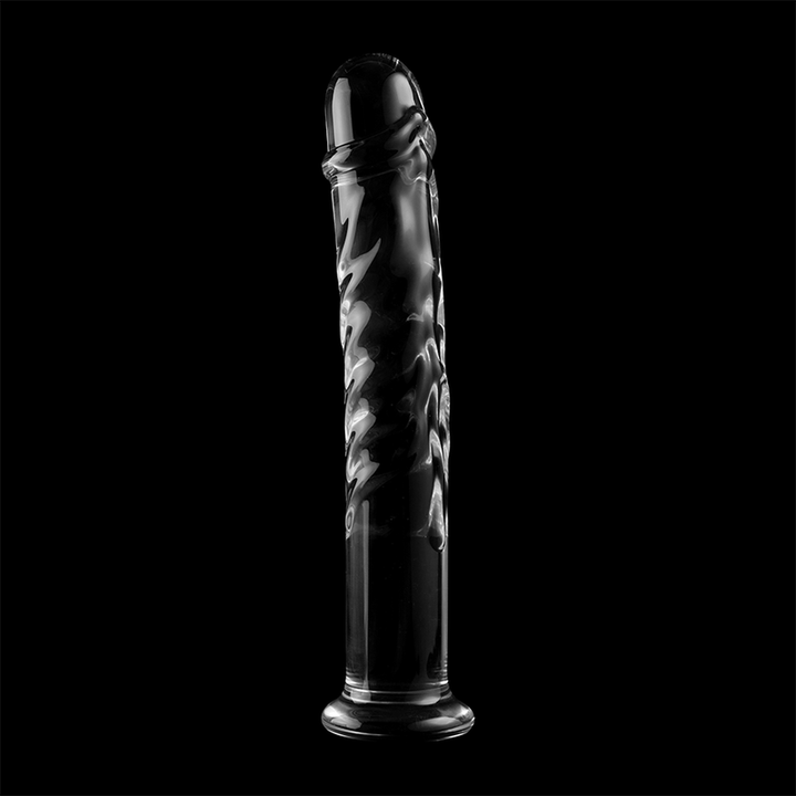 Dildo De Vidro Ibiza N16 Transparente 18.5x3cm