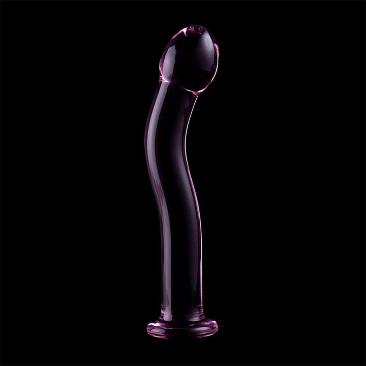 Dildo De Vidro Ibiza N18 Rosa 18.5x3.5cm