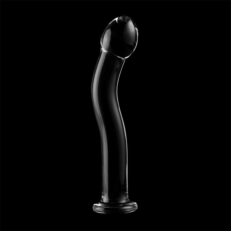 Dildo De Vidro Ibiza N18 Transparente 18.5x3.5cm