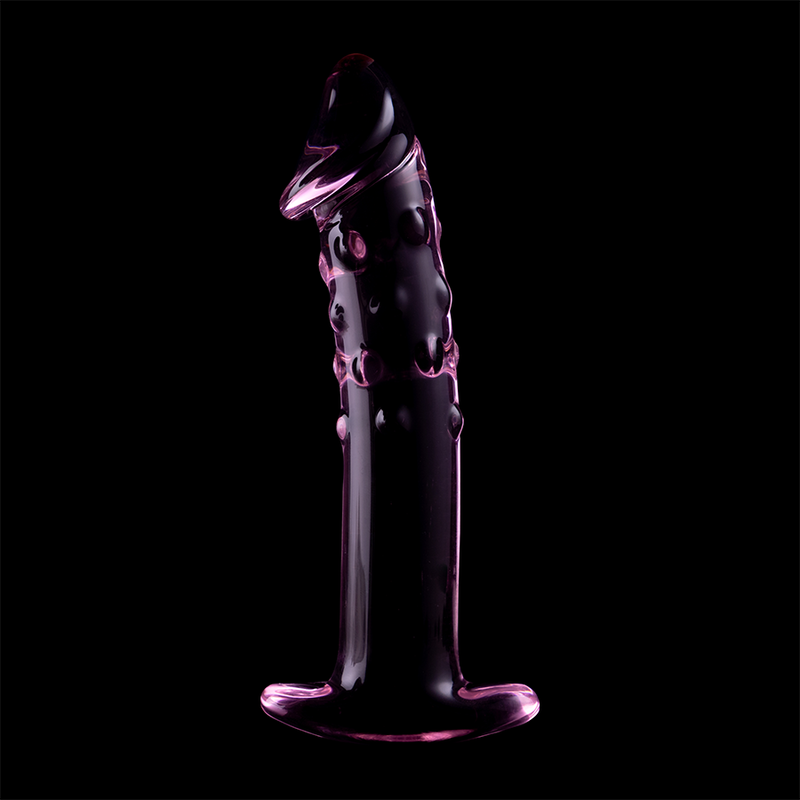Dildo De Vidro Ibiza N19 Rosa 18.5x4cm