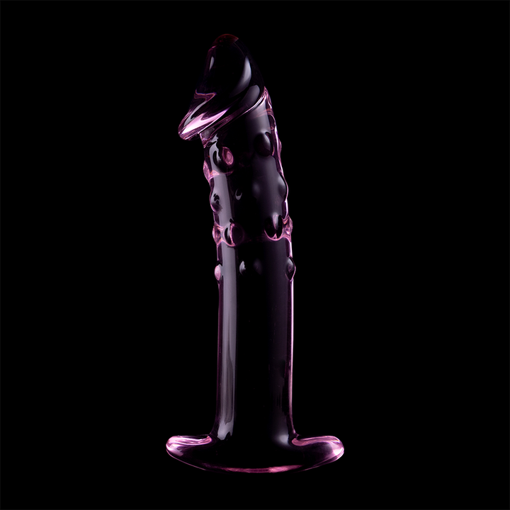 Dildo De Vidro Ibiza N19 Rosa 18.5x4cm