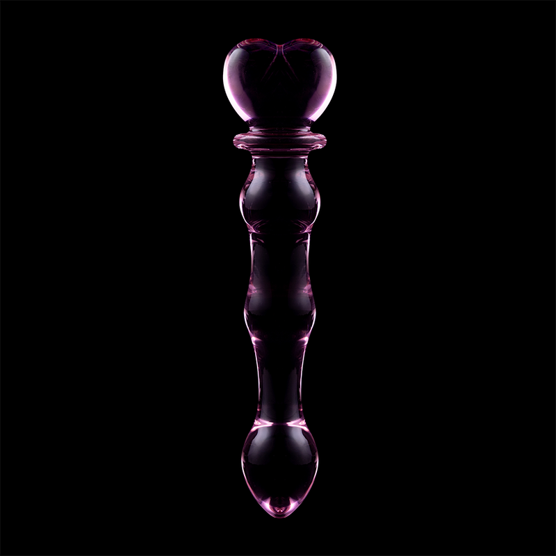 Dildo De Vidro Ibiza N21 Rosa 20.5x3.5cm