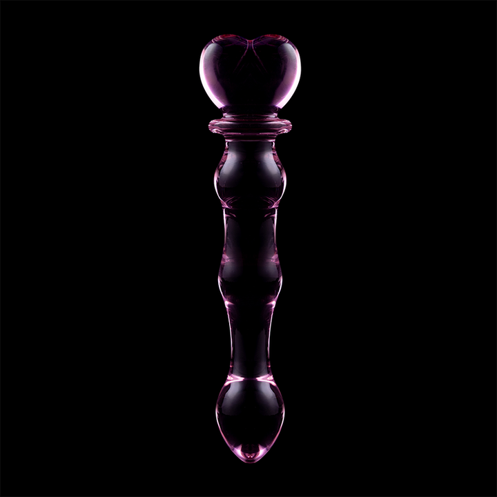 Dildo De Vidro Ibiza N21 Rosa 20.5x3.5cm