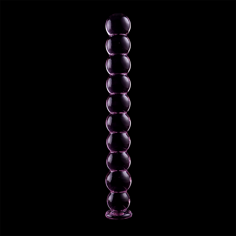 Dildo De Vidro Ibiza N22 Rosa 21.5x2.5cm