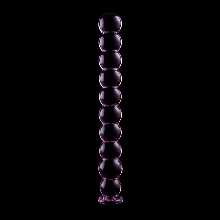 Dildo De Vidro Ibiza N22 Rosa 21.5x2.5cm