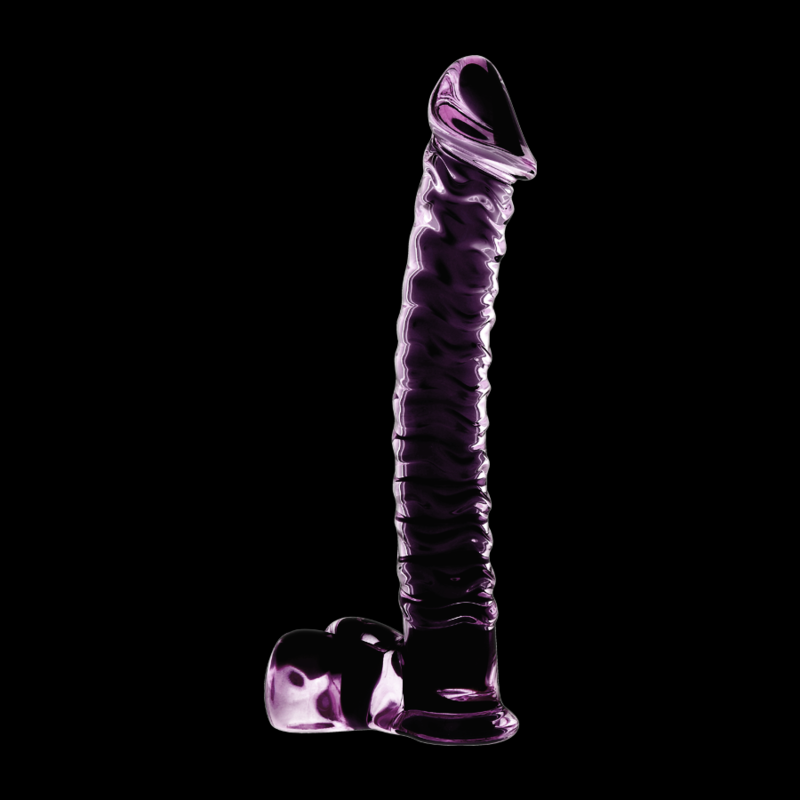 Dildo De Vidro Ibiza N23 Rosa 21.5x4cm