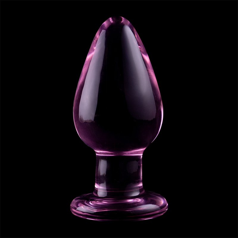 Dildo De Vidro Ibiza N3 Rosa 9.5x5cm