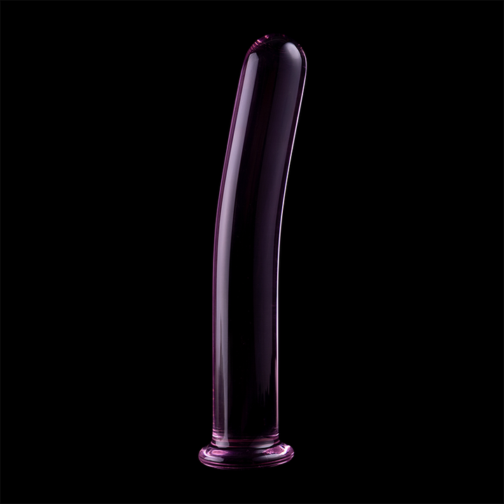 Dildo De Vidro Ibiza N8 Rosa 14x2cm