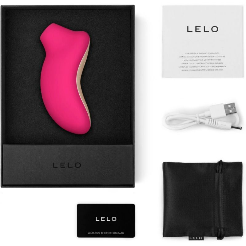 Estimulador Sucção Clitóris Lelo Sona Rosa USB