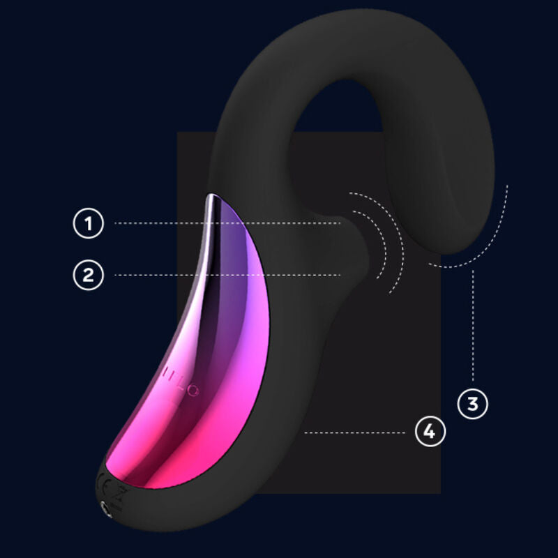 Estimulador Duplo Lelo Enigma Cruise Preto USB