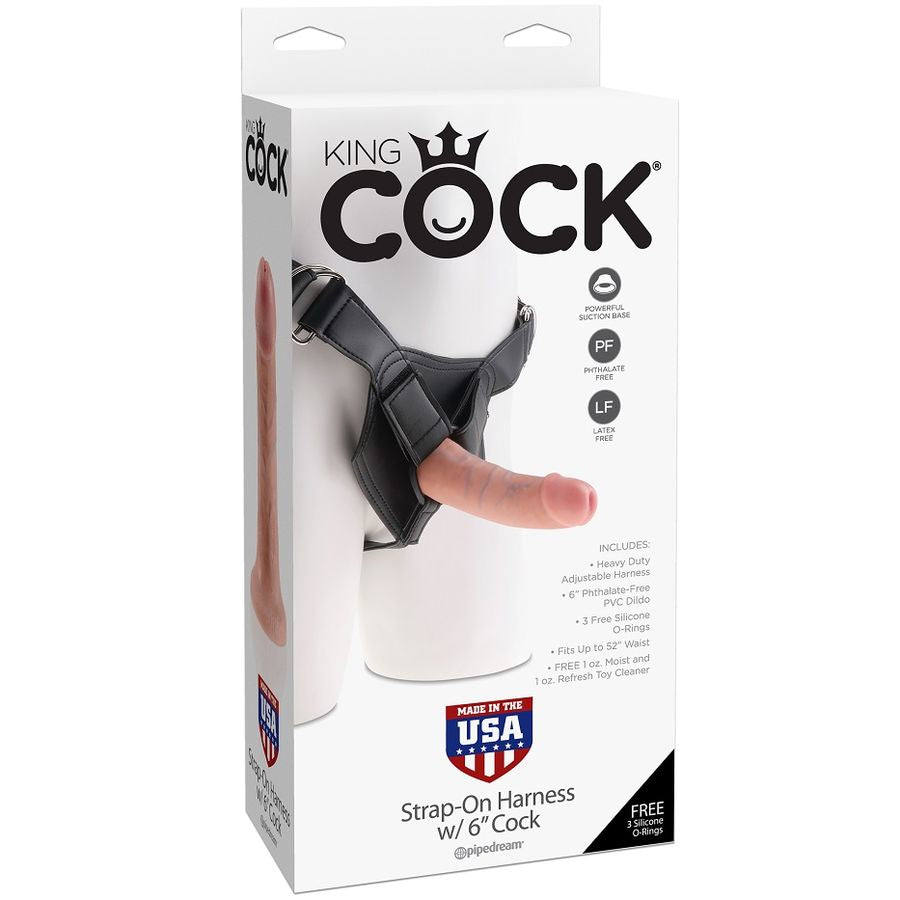 Strap-On King Cock 15.2cm