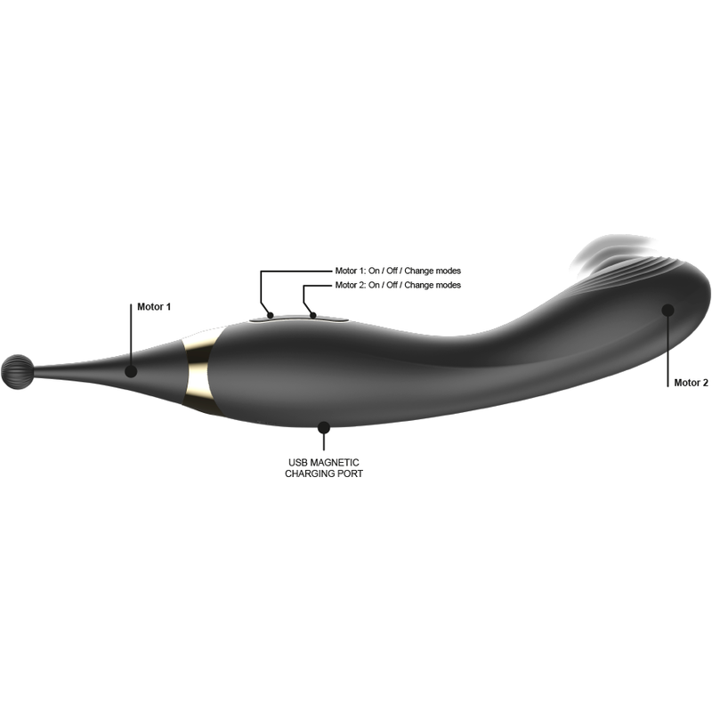 Vibrador Usb Firme Duplo Ibiza Malia