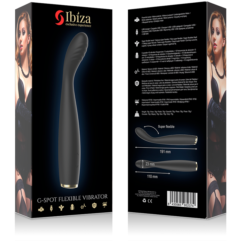 Vibrador Usb Flexível Ibiza Fary