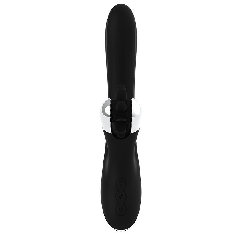 Vibrador Usb Movimento Língua Rotação Black&Silver Johnny