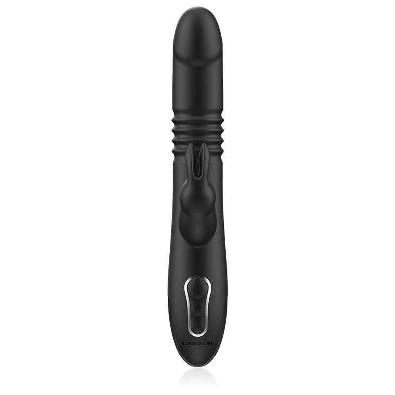 Vibrador Usb Movimento Telescópico e Rotação Black&Silver Kenji Controlo Remoto Watchme